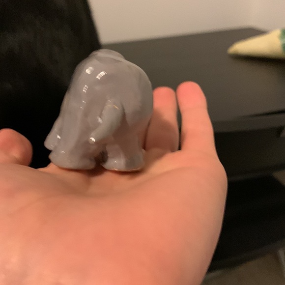 Folk art elephant made out of clay - Picture 4 of 5